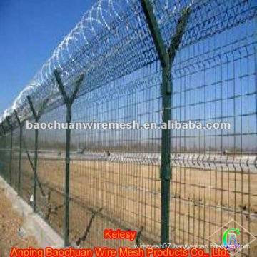 Barbed wire low carbon steel wire airport fence